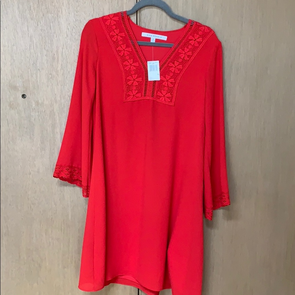 Max studio red dress